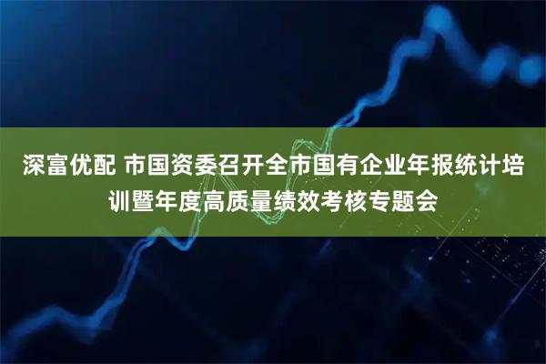 深富优配 市国资委召开全市国有企业年报统计培训暨年度高质量绩效考核专题会