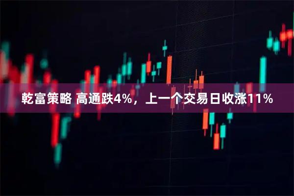 乾富策略 高通跌4%，上一个交易日收涨11%