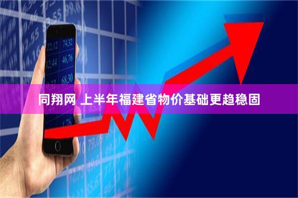 同翔网 上半年福建省物价基础更趋稳固